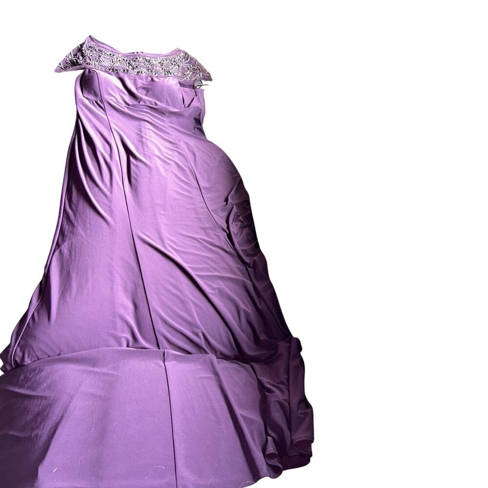 Purple and sequin gown size 10 R&M Richard’s
